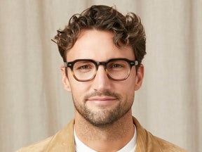 Model is wearing The DOLT in size 49 in Grey-Brown Fade