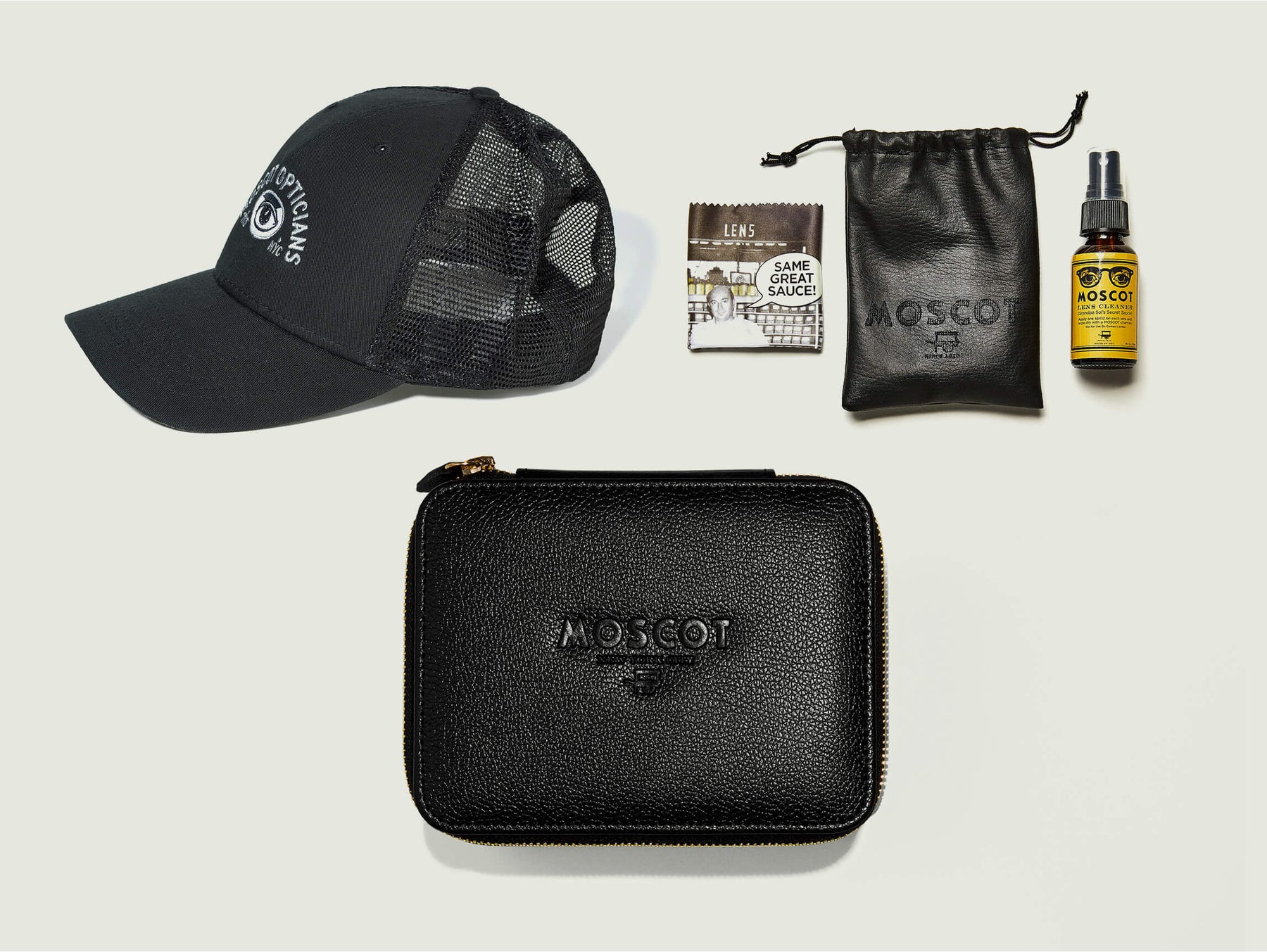 The ESSENTIALS KIT, includes The TRAVEL CASE MINI, SOL'S SECRET SAUCE, and The SNAPBACK