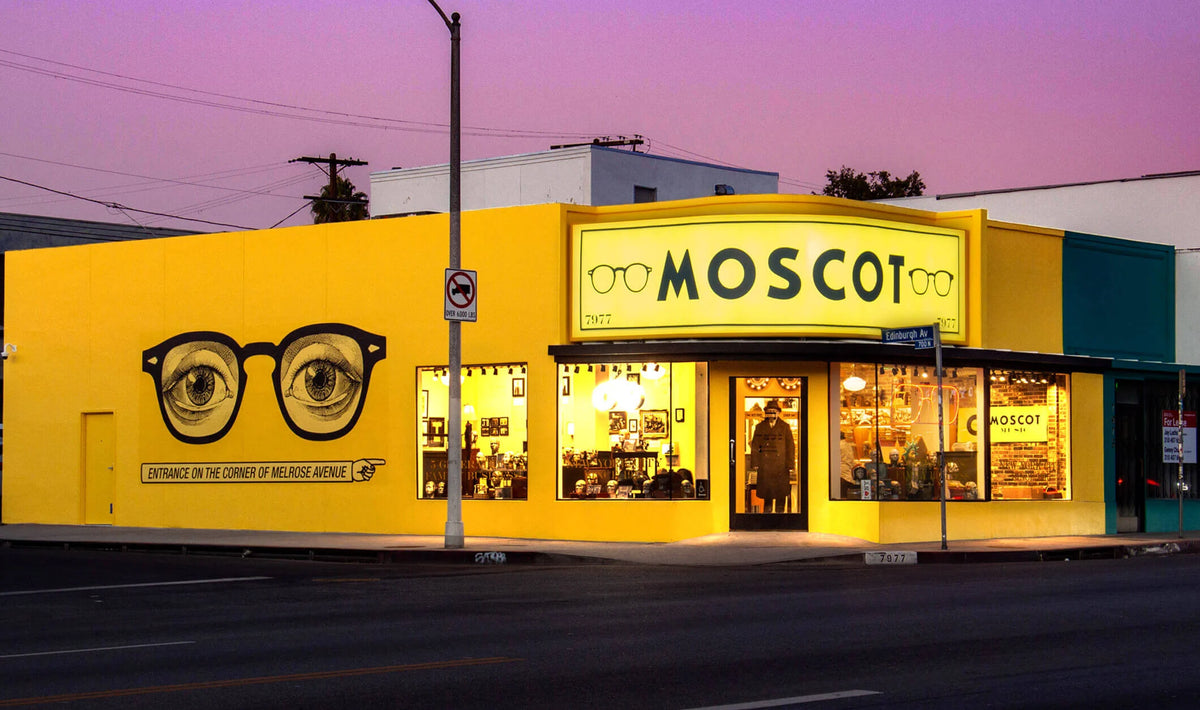 The MOSCOT Melrose Shop exterior