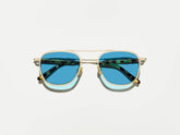 #color_citron/tortoise | The FANAGLE SUN in Citron/Tortoise with Celebrity Blue Tinted Lenses