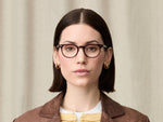 Model is wearing The FEVEL in size 46 in Burgundy