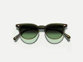 #color_dark green | The FEVEL SUN in Dark Green with Forest Wood Tinted Lenses