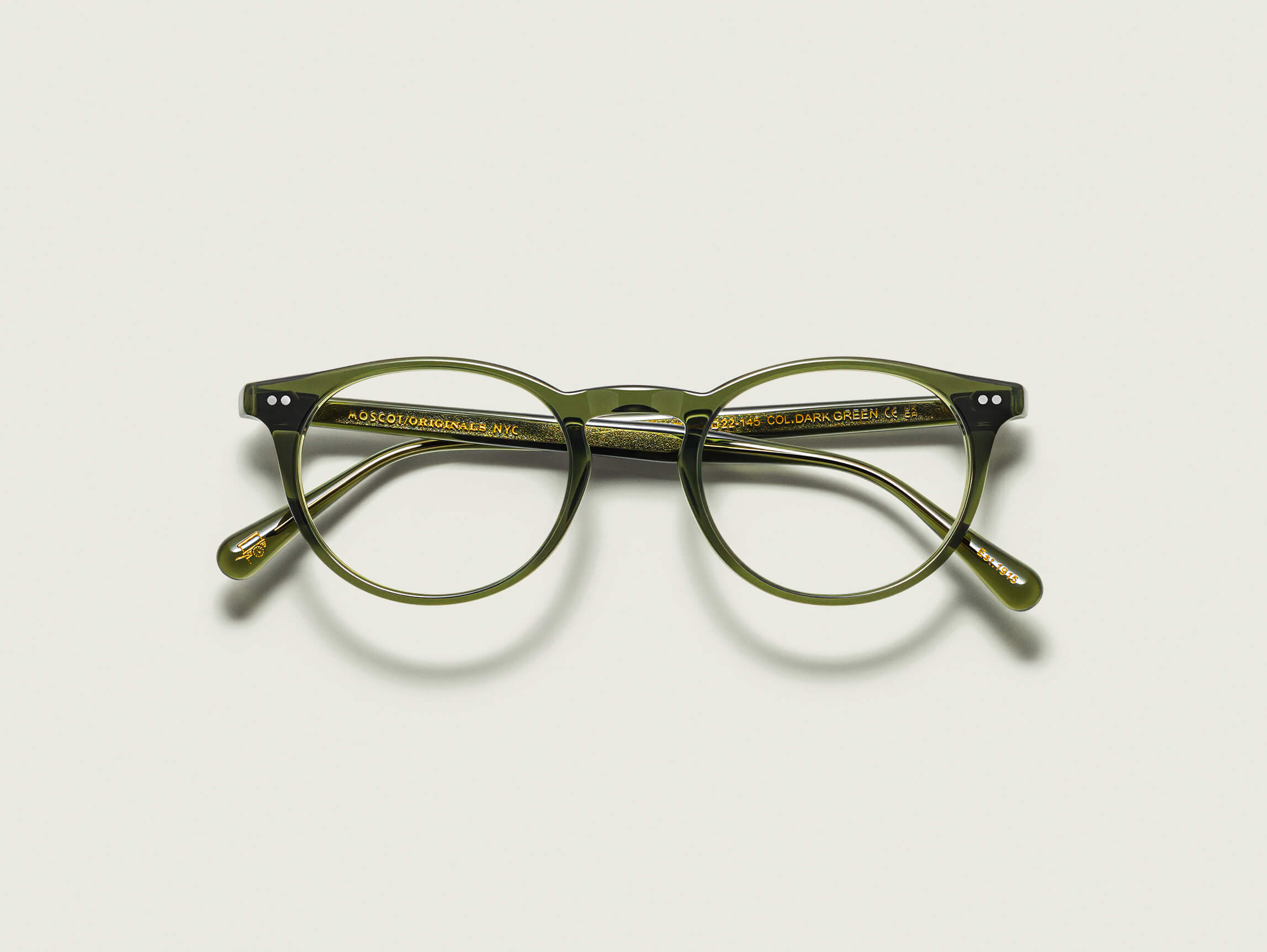 Moscot Frankie Dark Green / 45