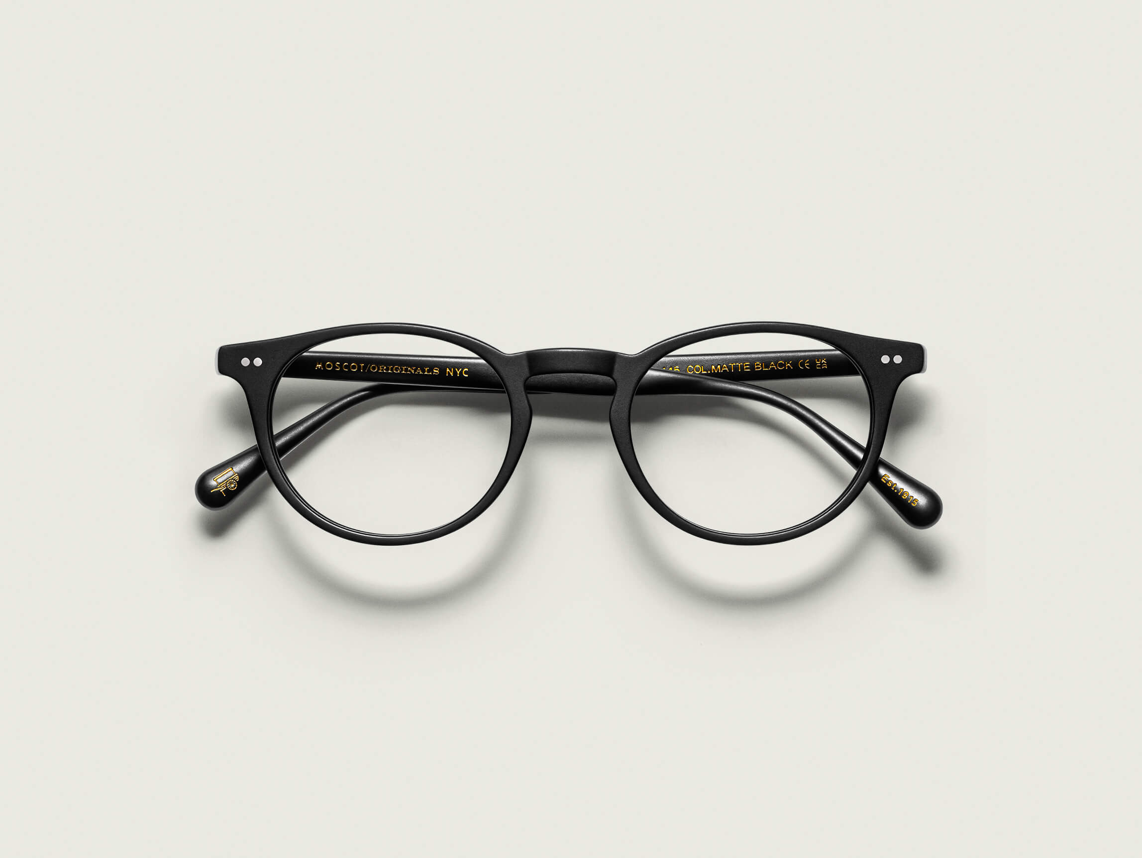Moscot Frankie Matte Black / 45