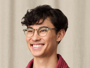 Model is wearing The FRANKIE in size 48 in Sage