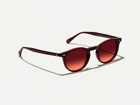 #color_burgundy | The FRANKIE SUN in Burgundy with Cabernet Tinted Lenses