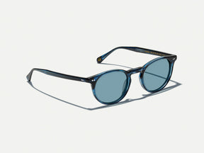 #color_Ink | The FRANKIE SUN in Ink with Mineral Blue Tinted Lenses