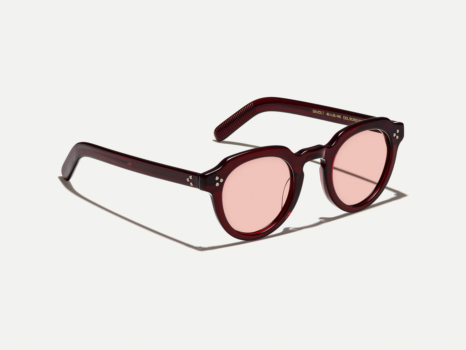 The GAVOLT SUN in Burgundy with New York Rose Tinted Lenses