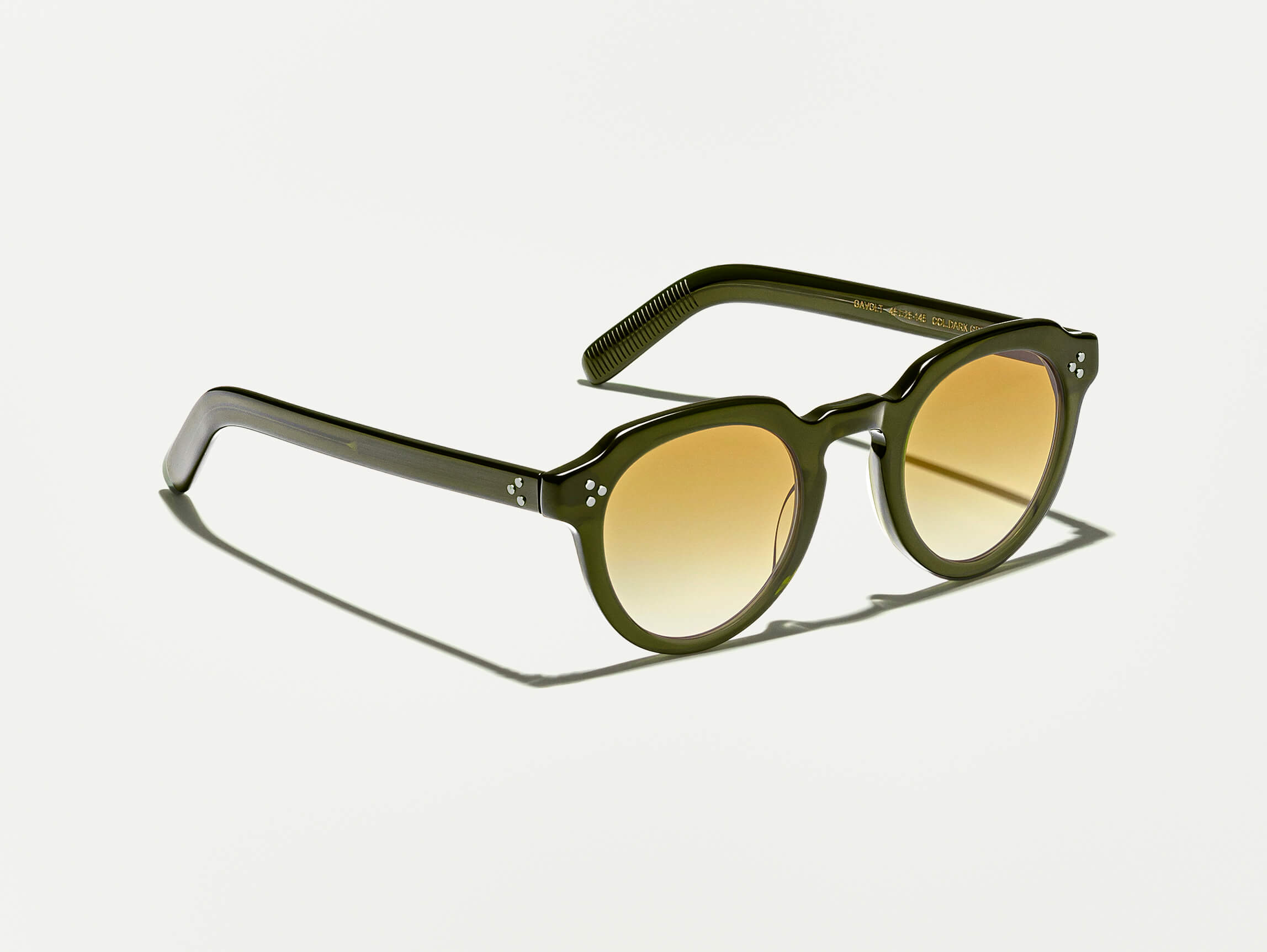 The GAVOLT SUN in Dark Green with Chestnut Fade Tinted Lenses