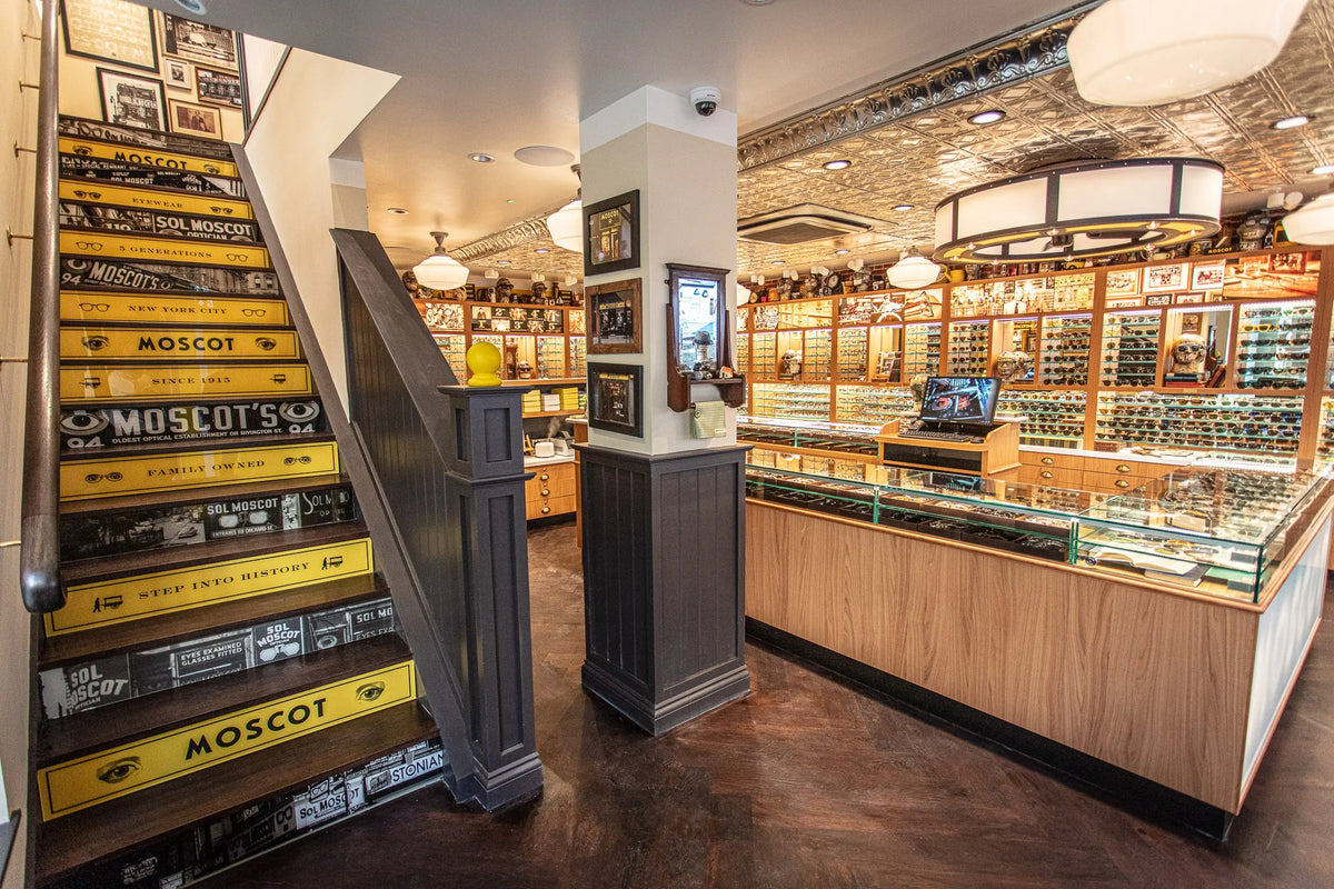 The MOSCOT Covent Garden Shop interior