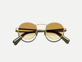 #color_gold/dark green | The KANAKA SUN in Gold/Dark Green with Chestnut Fade Tinted Lenses