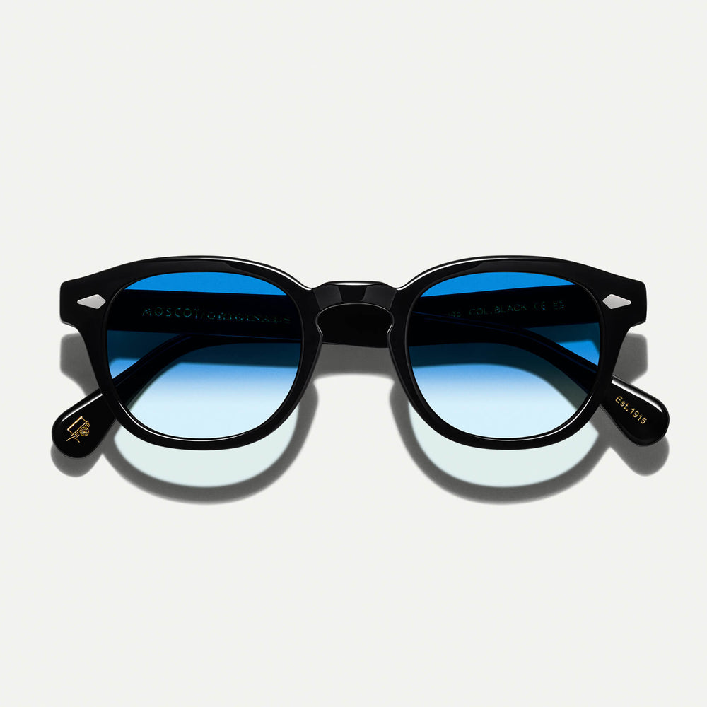 #color_broadway blue fade | The LEMTOSH Black with Broadway Blue Fade Tinted Lenses