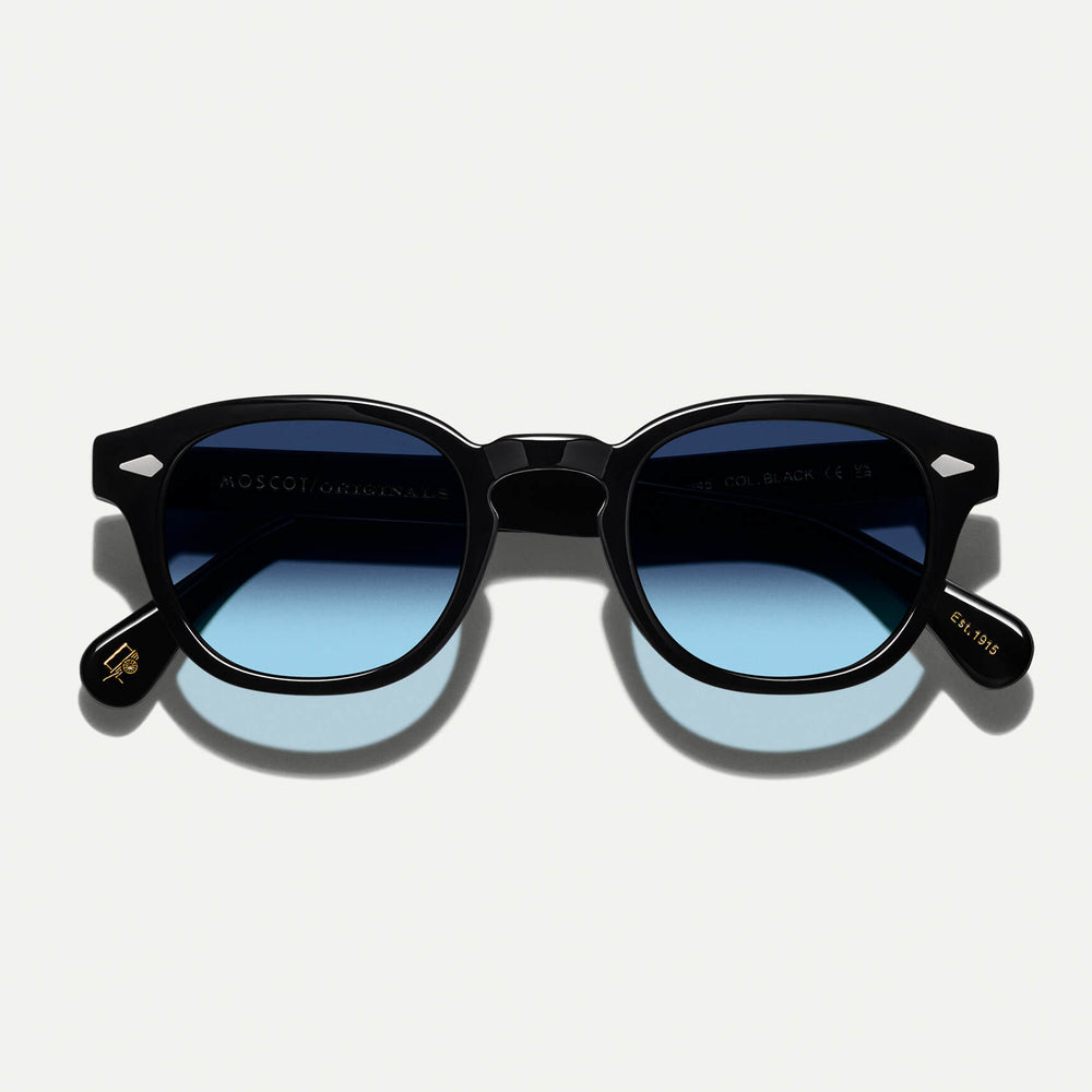 #color_denim blue | The LEMTOSH Black with Denim Blue Tinted Lenses