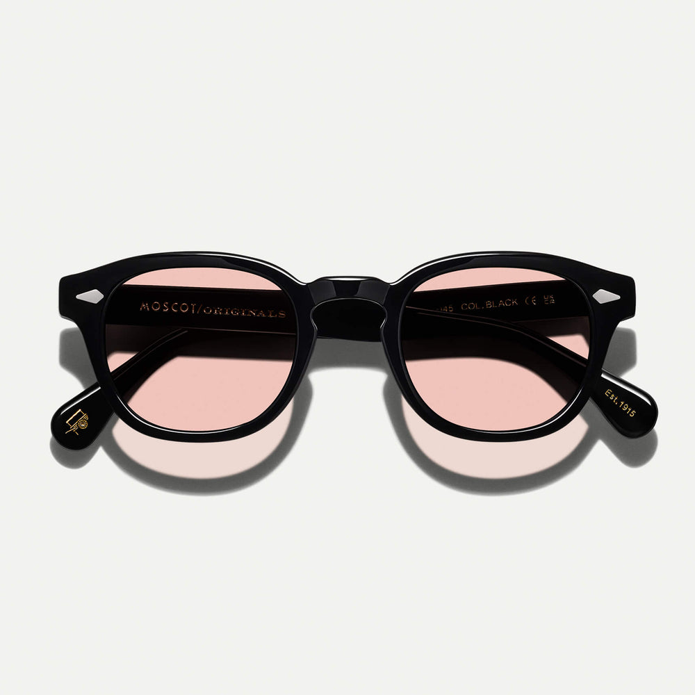 #color_new york rose | The LEMTOSH Black with New York Rose Tinted Lenses