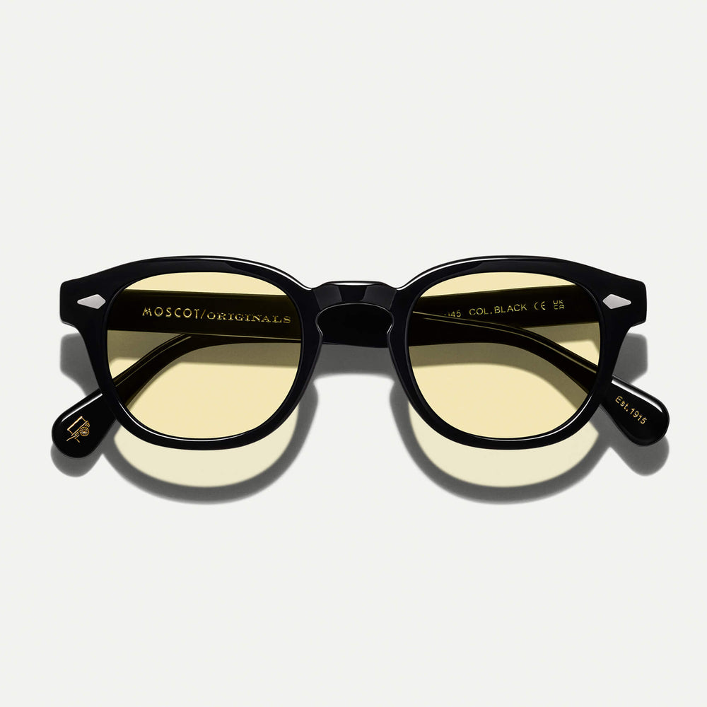 #color_pastel yellow | The LEMTOSH Black with Pastel Yellow Tinted Lenses