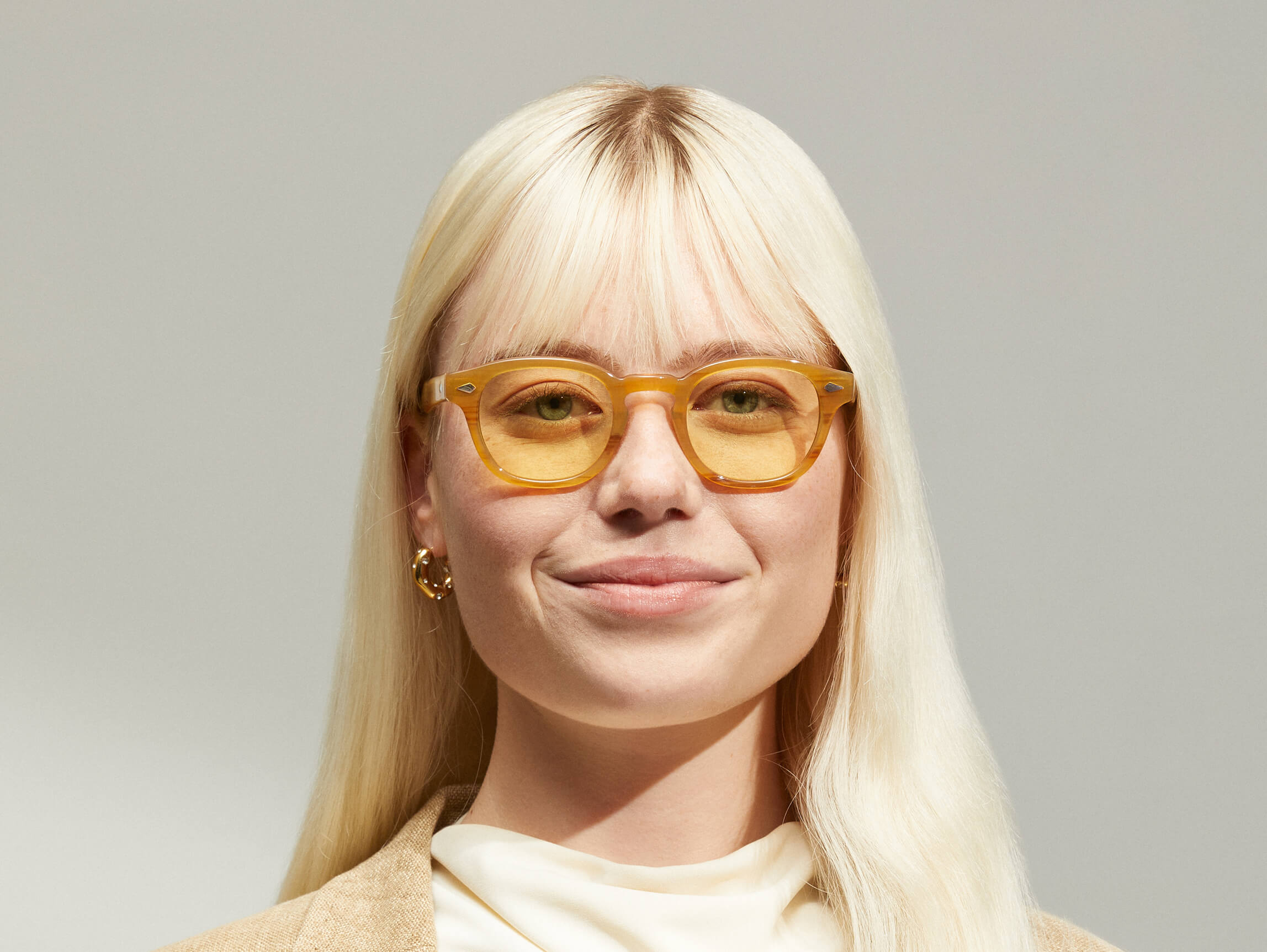 LEMTOSH in Blonde | Tinted Glasses | MOSCOT