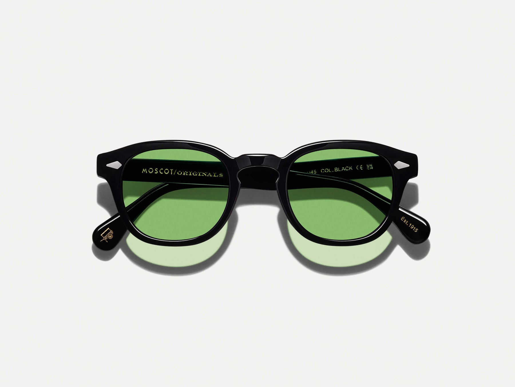 The LEMTOSH in Black with GREEN+ Tint