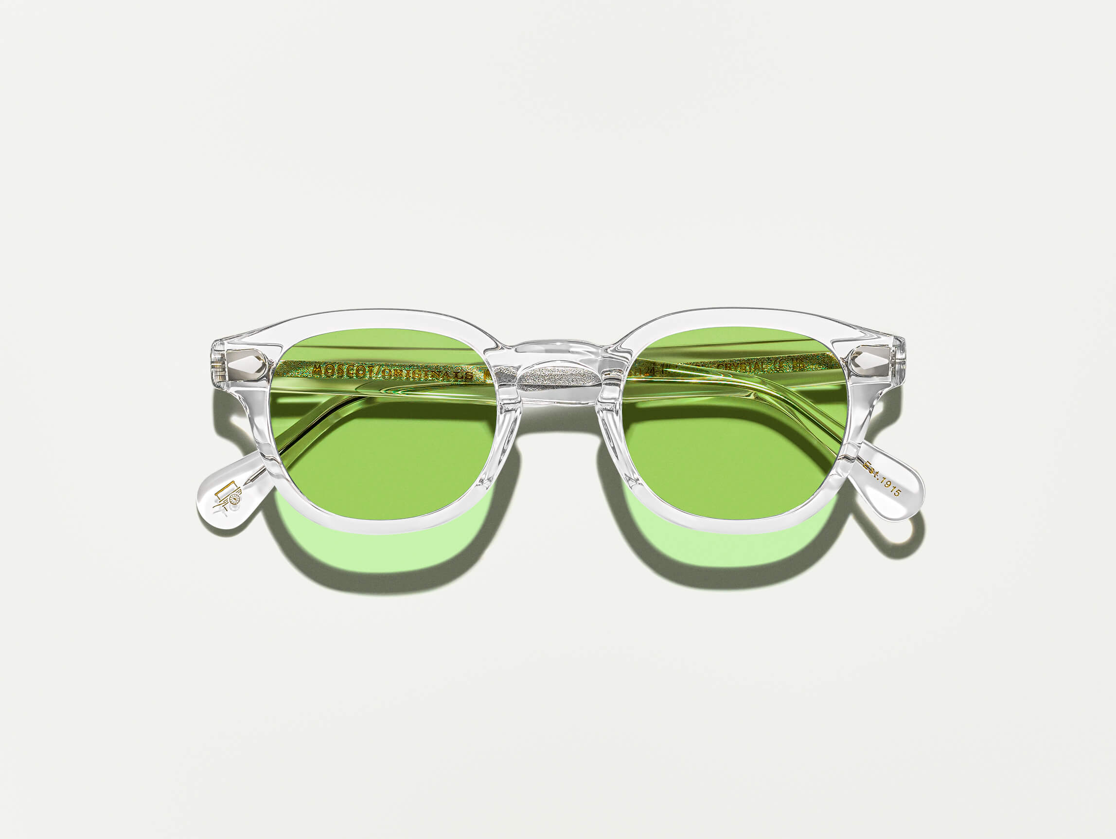 The LEMTOSH Crystal with Garnet Green Tinted Lenses