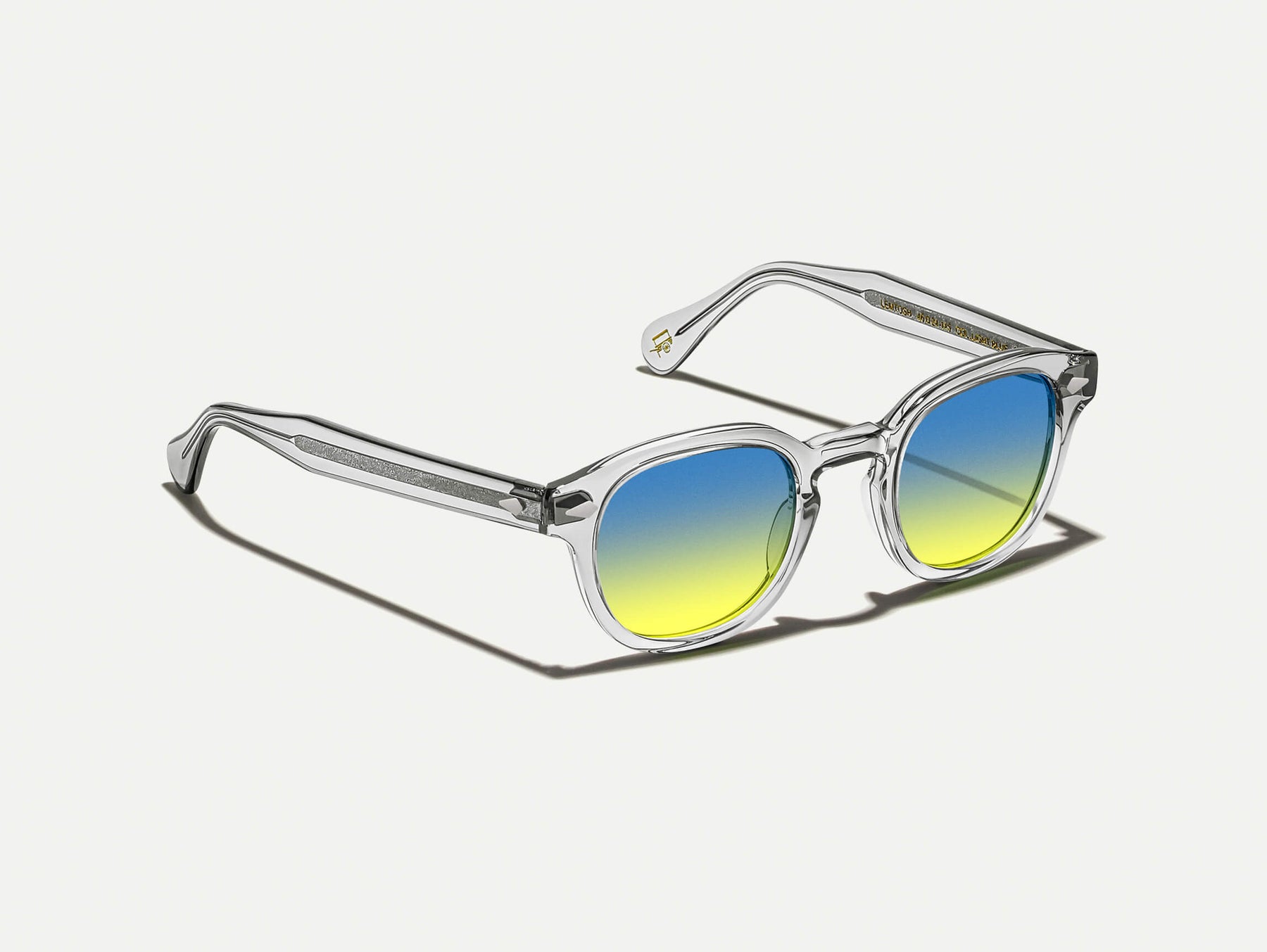 The LEMTOSH Light Grey with Aqua Sunrise Tinted Lenses