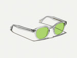 The LEMTOSH Light Grey with Garnet Green Tinted Lenses