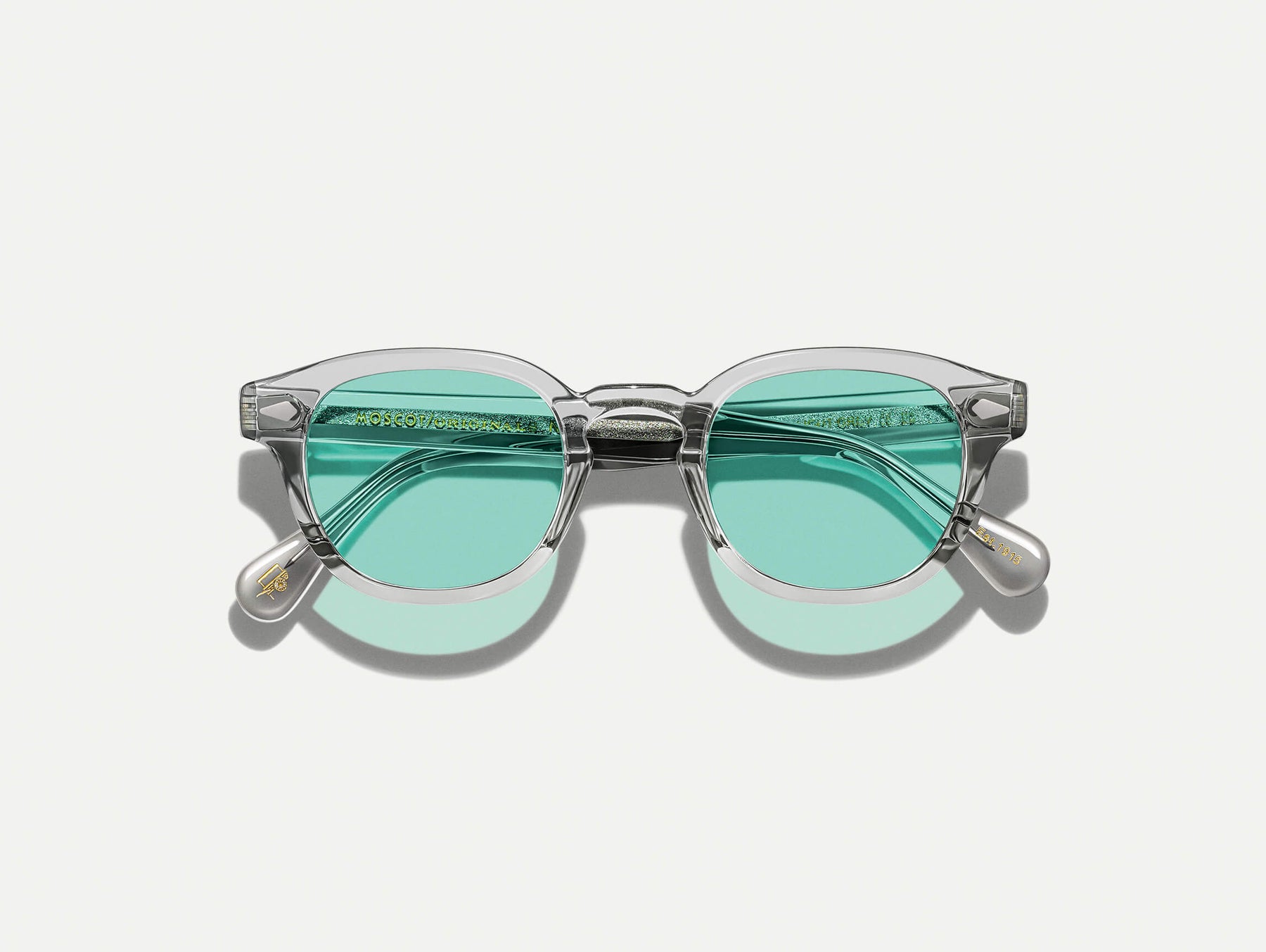 The LEMTOSH Light Grey with Turquoise Tinted Lenses