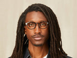 Model is wearing The LEMTOSH w/ Metal Nose Pads in size 46 in Tortoise