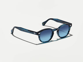 The LEMTOSH in Ink with Denim Blue Tinted Lenses