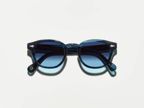 The LEMTOSH in Ink with Denim Blue Tinted Lenses