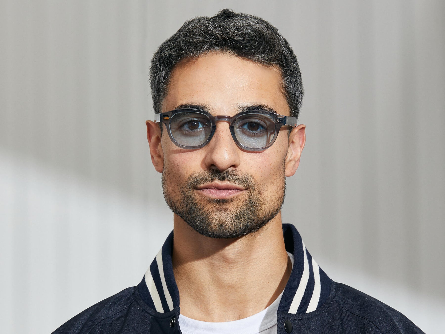 LEMTOSH MONOCHROME LIGHT BLUE Tinted Glasses MOSCOT