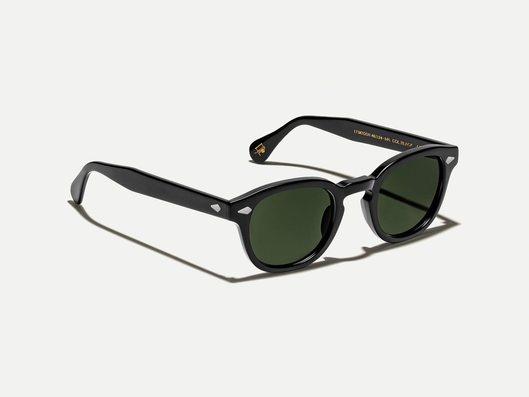The LEMTOSH SUN-POLARIZED in Black with G-15 Polarized Lenses