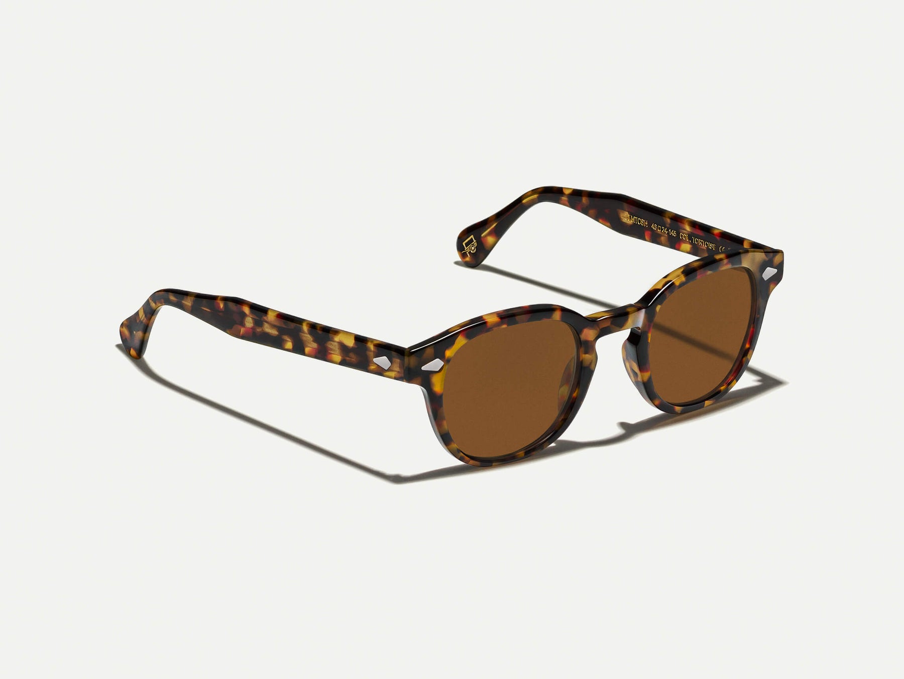 The LEMTOSH SUN-POLARIZED in Tortoise with Cosmitan Brown Polarized Lenses