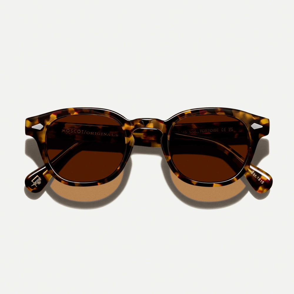 #color_tortoise | The LEMTOSH SUN-POLARIZED in Tortoise with Cosmitan Brown Polarized Lenses