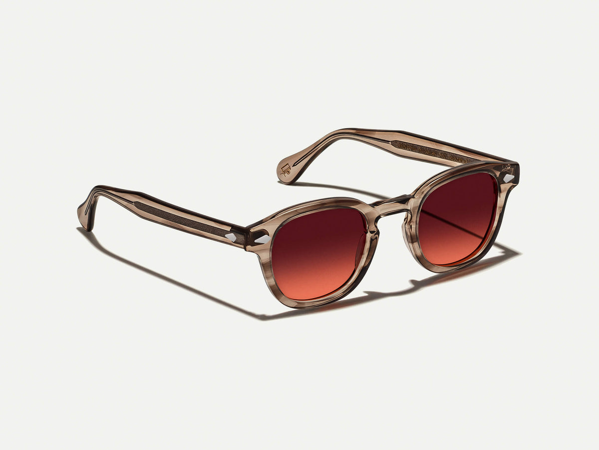The LEMTOSH Brown Ash with Cabernet Tinted Lenses