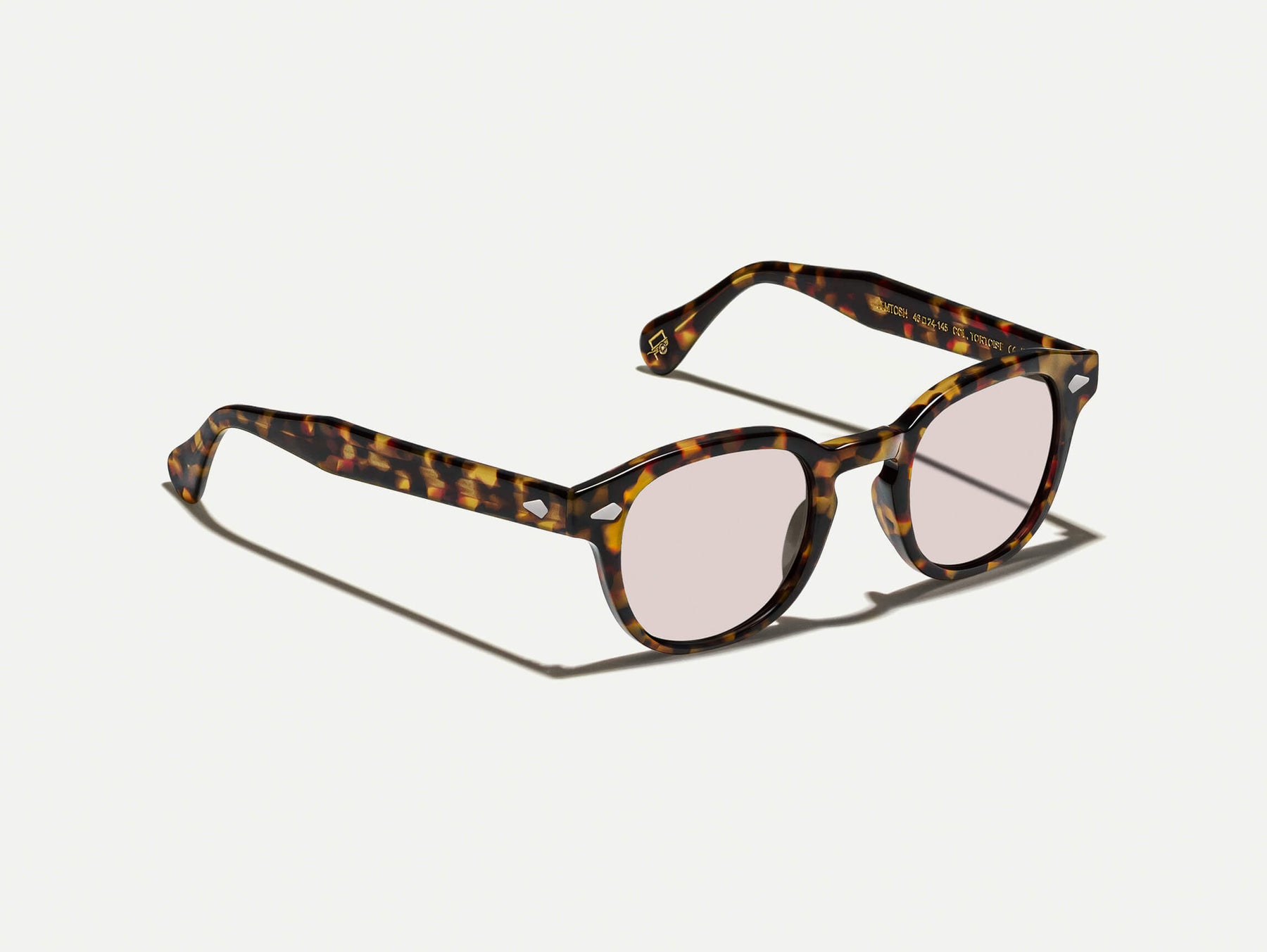 The LEMTOSH in Tortoise with ROSE+ Tint