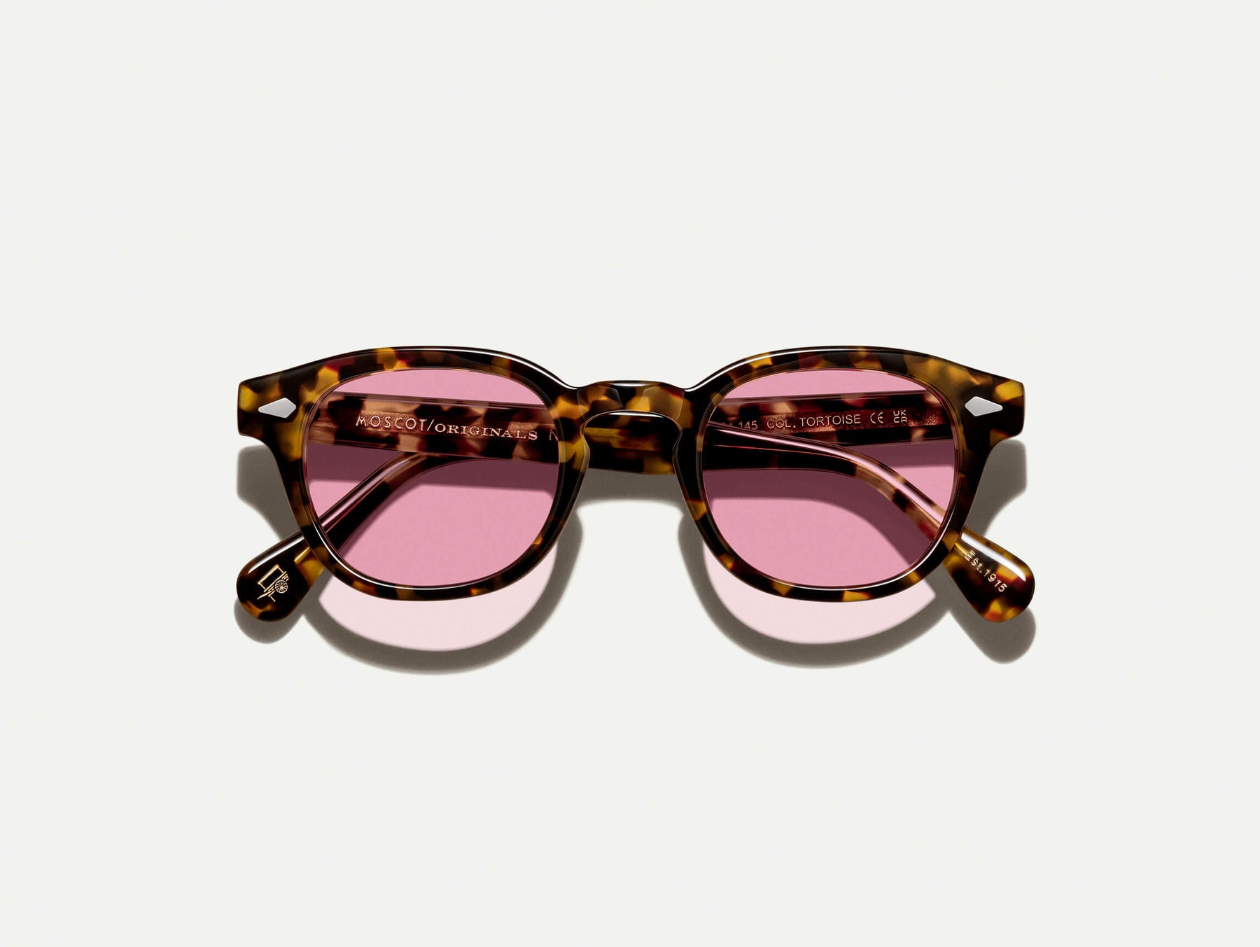 The LEMTOSH in Tortoise with ROSE+ Tint