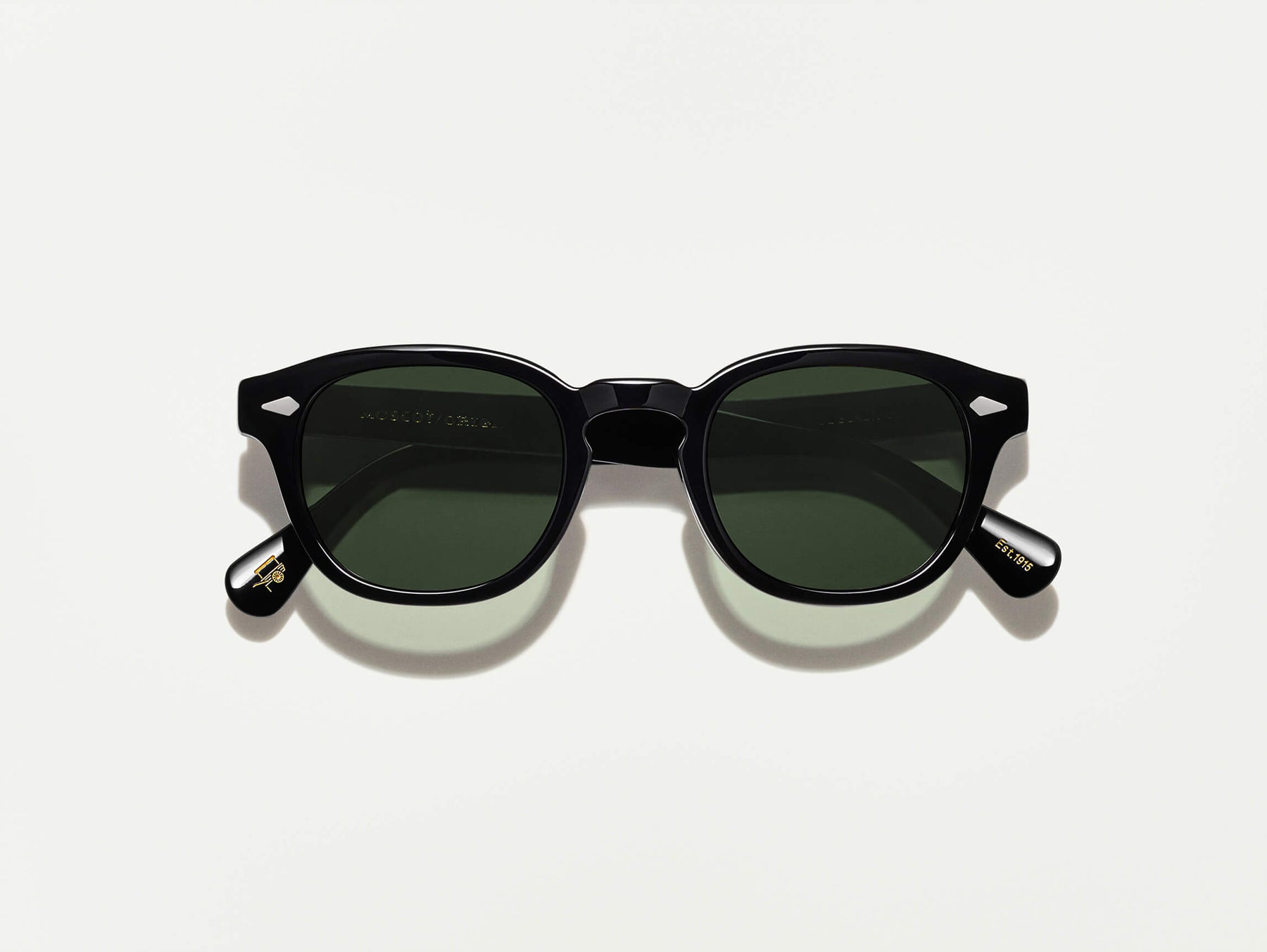 Flip-Up Hat Sunglasses | Paradis SVP | Eyewear Dark Green / Metal Hinges