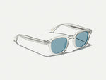 The LEMTOSH SUN in Crystal with DG-37 Blue Glass Lenses