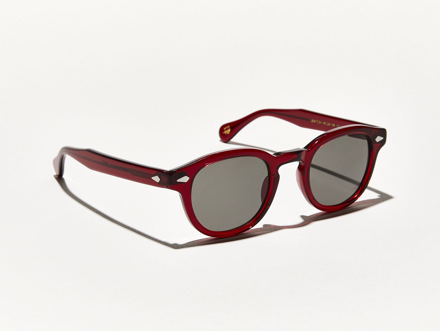 The LEMTOSH SUN in Ruby with Grey Polarized Lenses