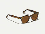 The LEMTOSH SUN in Tortoise with Cosmitan Brown Glass Lenses