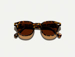 The LEMTOSH SUN in Tortoise with Cosmitan Brown Glass Lenses