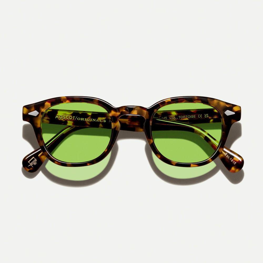 #color_garnet green | The LEMTOSH Tortoise with Garnet Green Tinted Lenses