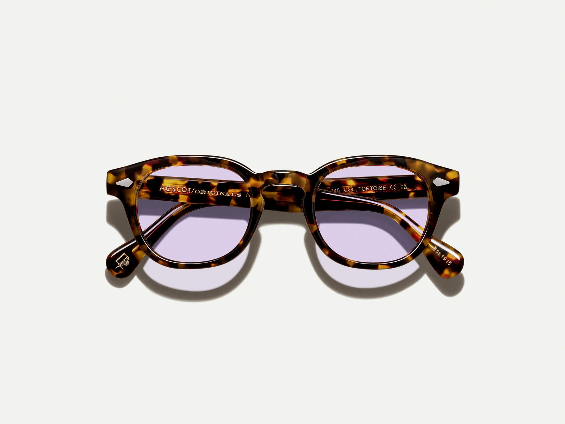 The LEMTOSH Tortoise with Lavender Tinted Lenses