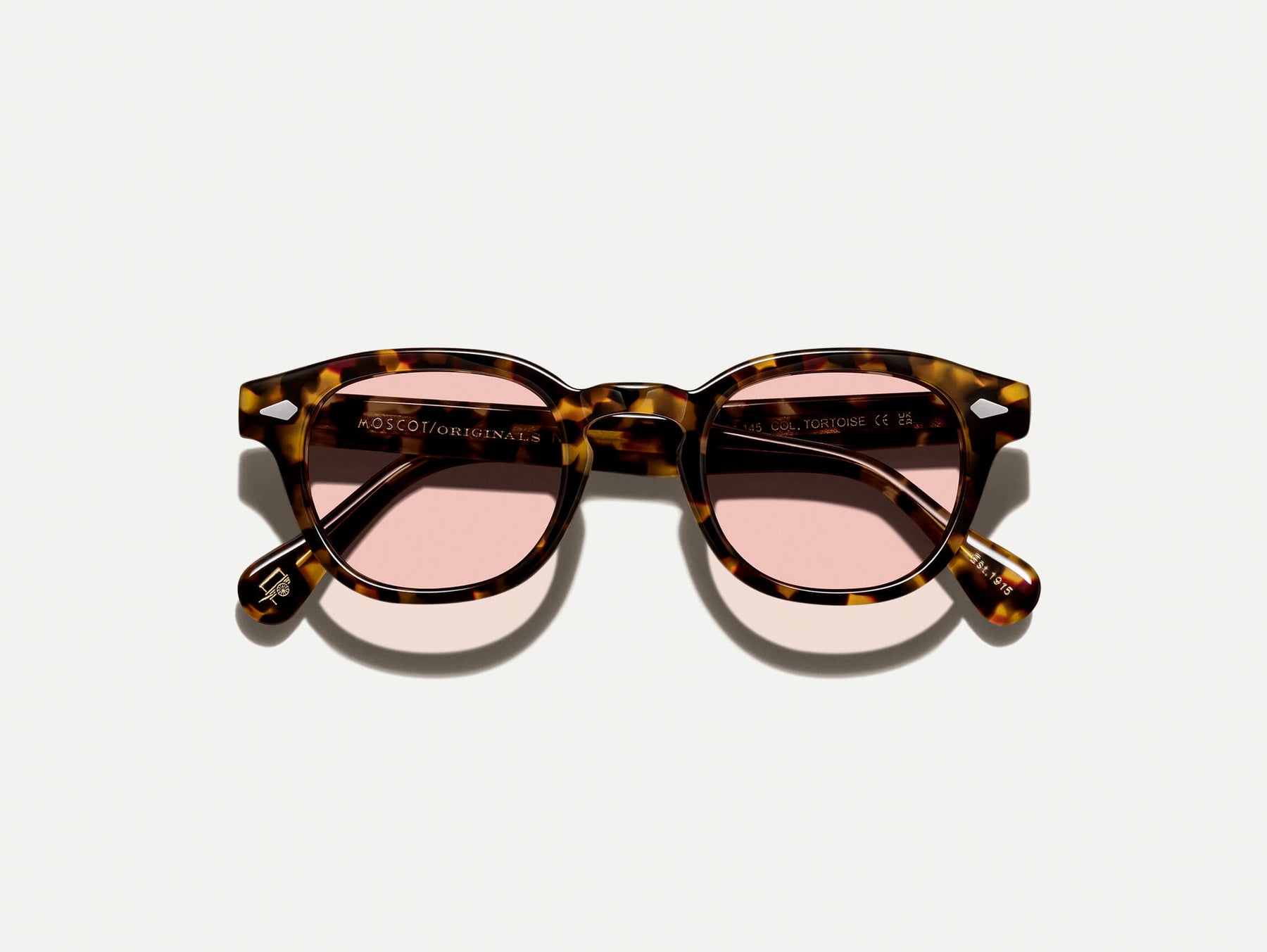 The LEMTOSH Tortoise with New York Rose Tinted Lenses