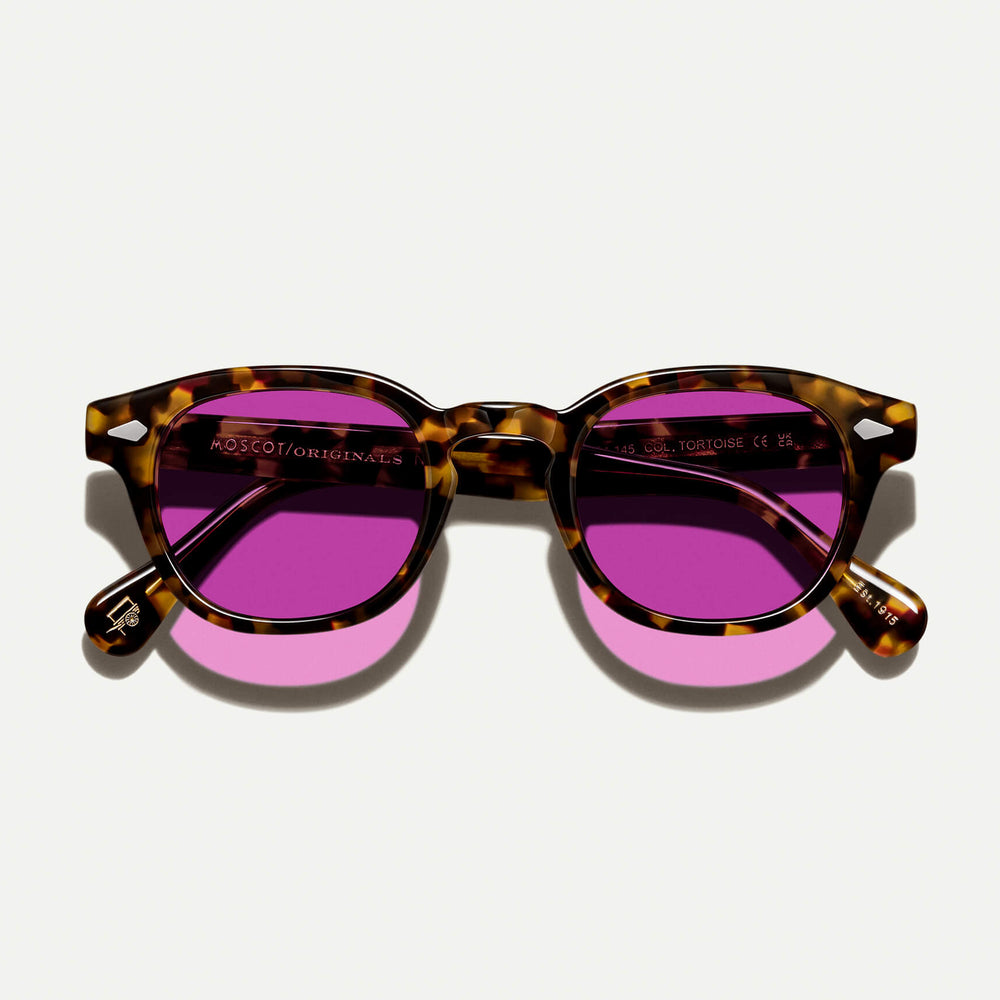 #color_purple nurple | The LEMTOSH Tortoise with Purple Nurple Tinted Lenses