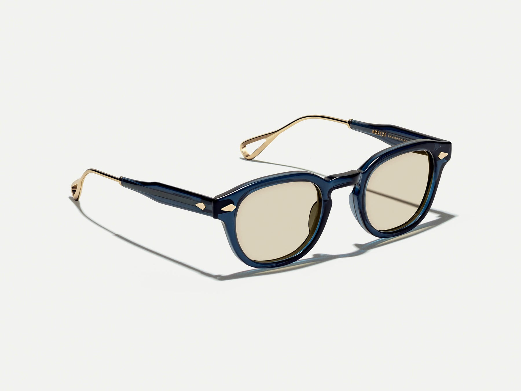 The LEMTOSH-TT 110 SUN in Navy/Gold with BROWN+ Lenses