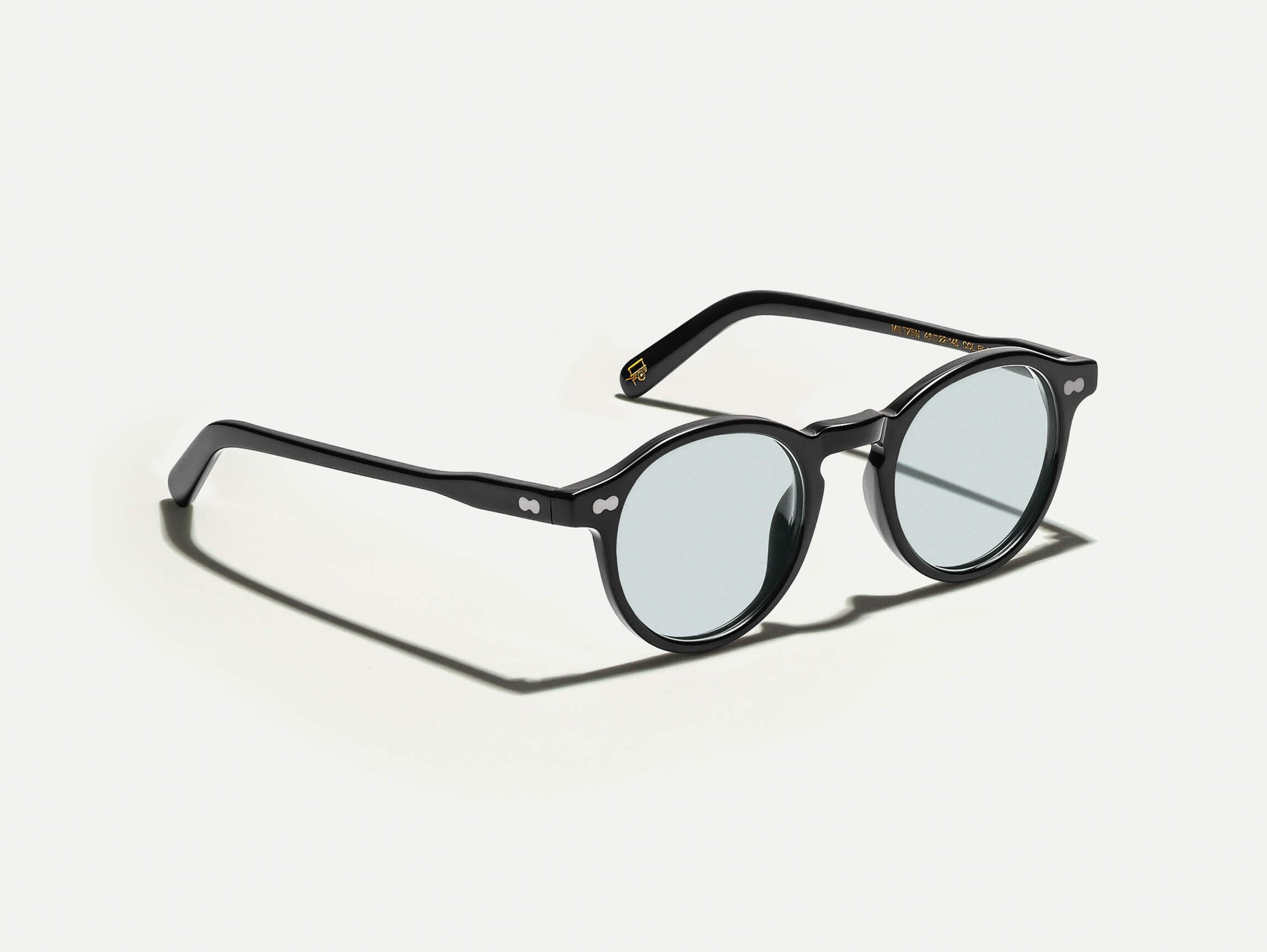 The MILTZEN in Black with BLUE+ Lenses