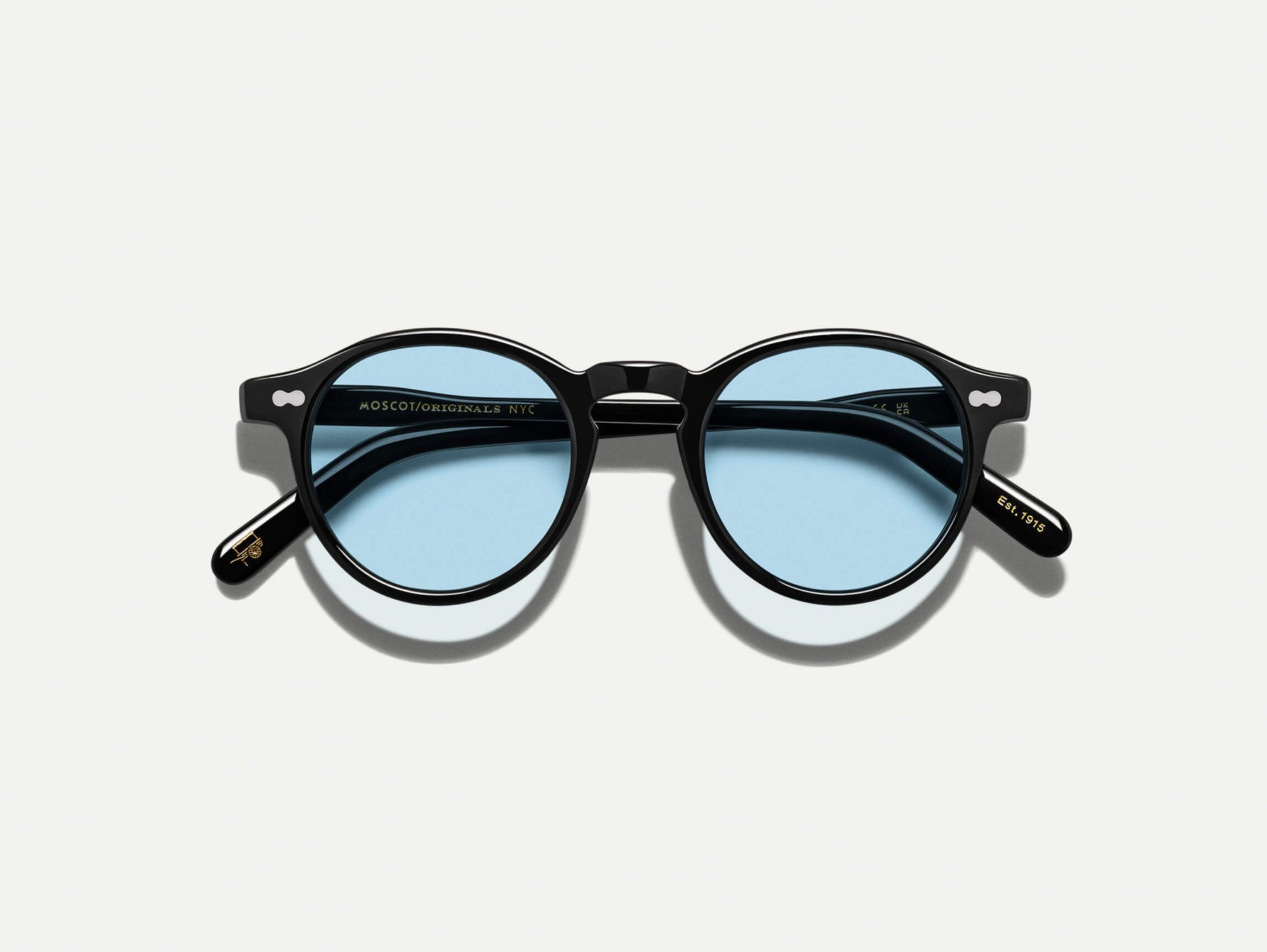The MILTZEN in Black with BLUE+ Lenses