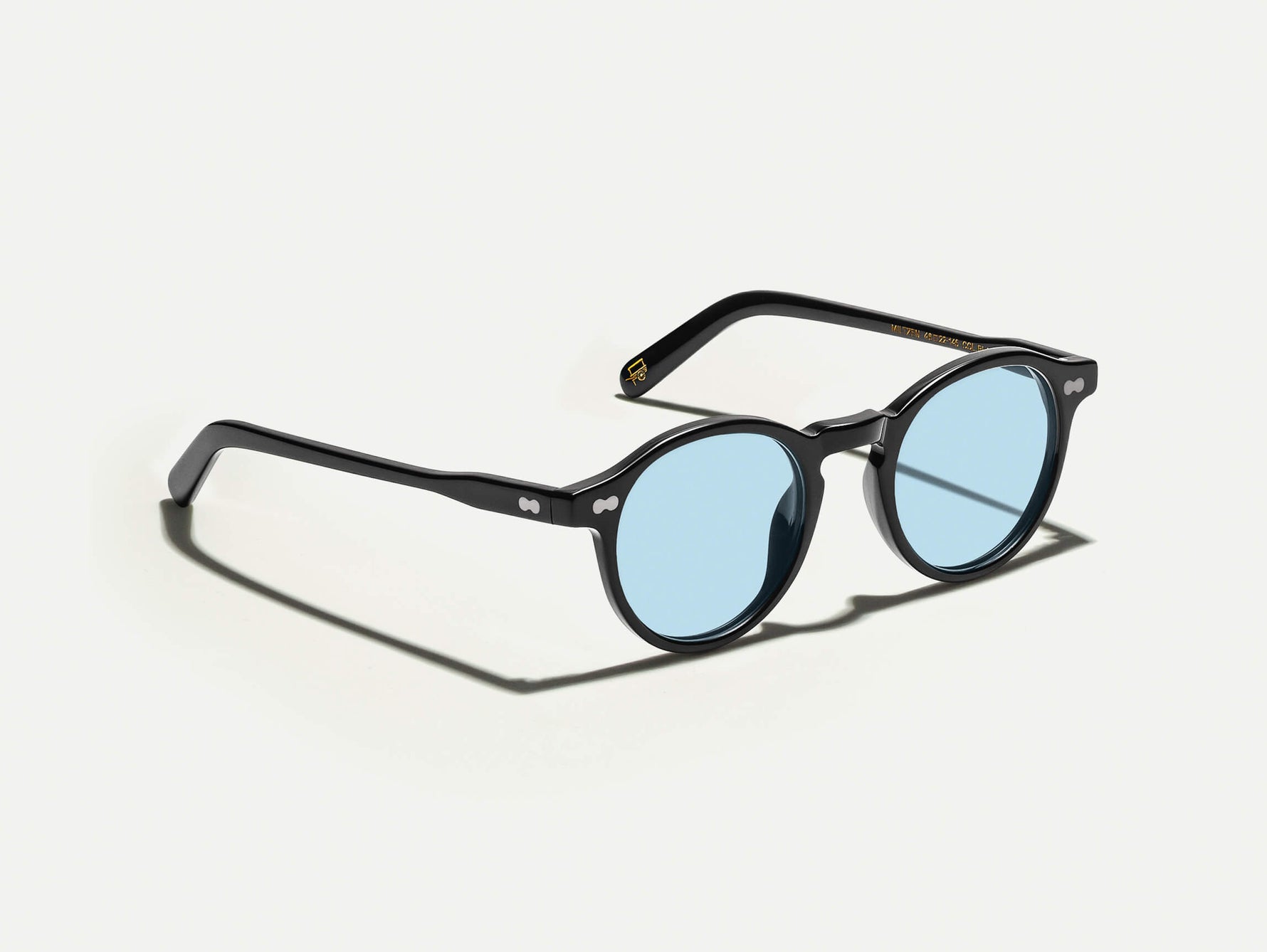 The MILTZEN in Black with BLUE+ Lenses
