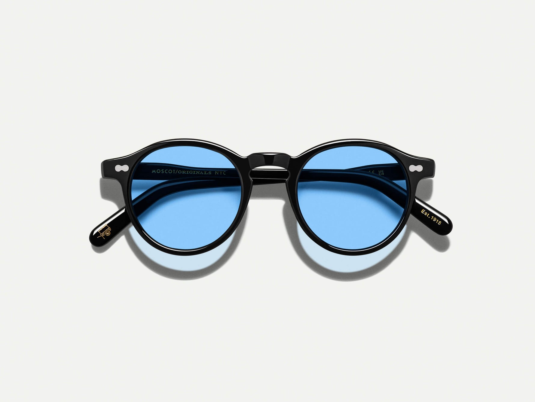 The MILTZEN in Black with BLUE+ Lenses