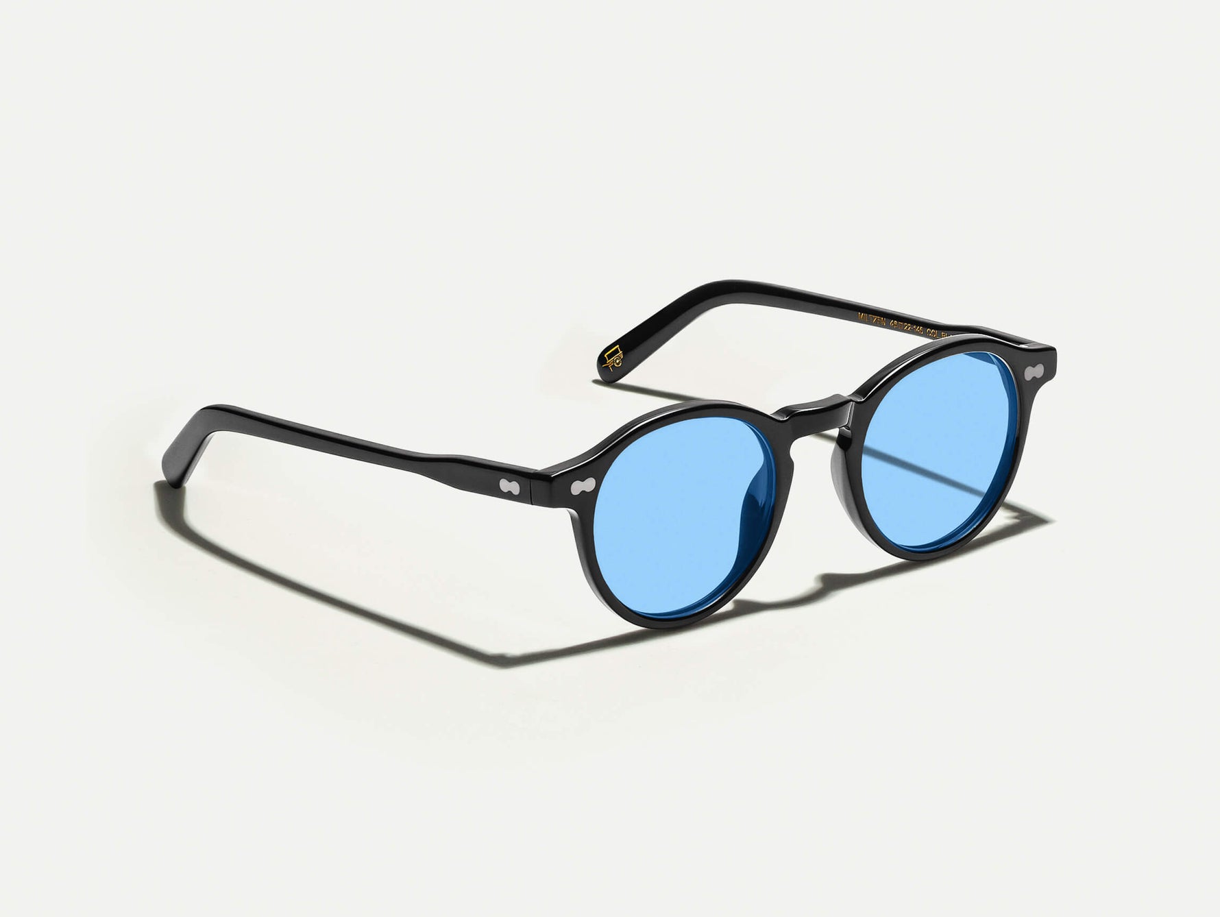 The MILTZEN in Black with BLUE+ Lenses